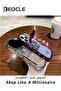 جراب هاتف مخفي مزود بحامل رائد فضاء لهاتف iPhone 14 13 Pro، واقي عدسة كاميرا رائد فضاء لطيف - 4