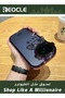 جراب هاتف مخفي مزود بحامل رائد فضاء لهاتف iPhone 14 13 Pro، واقي عدسة كاميرا رائد فضاء لطيف