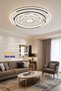 Lucent Modern Plafonyer Yuvarlak Çiçek Detaylı Avize