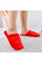 Fluffy slippers, PD1068, Red