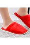 Fluffy slippers, PD1068, Red - 5