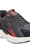 Comfortable Lace-Up Casual Sneakers Dark Gray Orange - 4