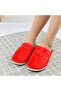Fluffy slippers, PD1068, Red - 3