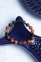 Certified Root Chakra Natural Stone Macrame Bracelet / 8mm - 2