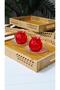 Bamboo 3-Layer Rectangular Presentation Tray Coffee Tea Tray - 2