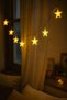Star Shaped Christmas Tree Light Ornament 4 Meters 20 Leds Daylight Color Plug-In Pine Tree Decor Lighting - 2