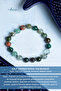 Certified Heart Chakra Natural Stone Bracelet