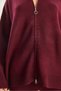 Women's Burgundy Relax Fit Hooded Cardigan High Waist Pants Knitwear Set Tt251003 60283645 - 7