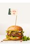 New Year, Christmas, Santa Claus Flag Toothpick 15 Cm, Cup Cake, Hamburger Toothpick 50 Pieces - 2