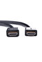 كابل HDMI ذكر إلى ذكر بطول 15 متر، أسود اللون - 4