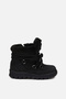V1028745 Sports Boots Black Fur Girls Preschool Shoes