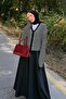 Thin Striped Knitwear Cardigan Black