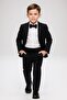 Boy's Zr Suit with Jacket / Jacket, Pants, Shirt, and Bow Tie Is Slim Fit