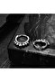 Beaded Design Hoop Threadable 316L Stainless & Tarnish-Free Steel Earrings Pair - 4