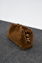 Women's Drawstring Bag Brown Suede (Charm Beads Not Included) - 7