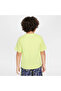 Bold Move Df Ss Top Dri̇-Fi̇t Yellow Children's T-Shirt 86m750 - 2