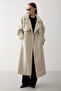 Ecru Vorkuta Belted Coat - 407007 - 4