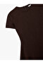 Viscose Blend Short Sleeve Crew Neck Mini Dress - 5