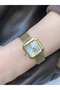 Dke.1.10954 Square Dial Mesh Band 3 Atm Water Resistant Women's Wristwatch - 4