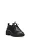 2411550K Women's Genuine Leather Casual Shoes Black - 2