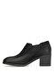 2512708K Women's Genuine Leather Classic Heeled Shoes Black - 3