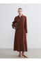 Esvab • Modern & Distinctive Drawstring Modal Blend Shirt Dress