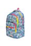 Multi-Compartment Star Blue Orthopedic Waterproof Backpack with Water Bottle Compartment Travel Sports Daily School Bag 680
