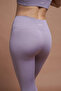 Ivy Pre-Ruched Lilac Seamless Scrunch Recovery Women's Sports Leggings - 4