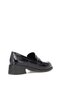 Elit Pm161 K1066 Women's Crocodile Classic Heeled Shoes Black - 4