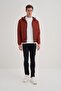 Basic Crinkle Fabric Spring Regular Fit Coat - 3