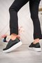 Daily Women's Sports Shoes Sneaker Stoned Lace-Up Domestic Production - 6