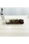 4-Piece Paşabahçe Timeless Glass Breakfast & Snack Set with Long Wooden Lid Tray - 2
