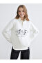 Artı New Season Printed Women's Thick Sweatshirt - 2