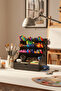 Coral 9-Compartment Drawer Desktop Wooden Organizer Pen Holder - Jewelry Makeup Multi-Purpose Organizer - 6