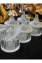 6 Pieces Crystal Glass Mini with Lid Coffee or Turkish Delight Dish Presentation Dish Sauce Bowl - 2