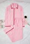 Pembe Şerit Detaylı Viskon Dokuma Pijama Takımı THMAW26PT00144 - 6