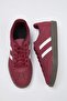 Bordo Süet Retro Bağcıklı Kadın Spor Ayakkabı TAKAW25SN00005