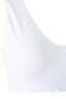 White V-Neck Seamless/Seamless Wire-Free Cupless Stretchy Bralette Knitted Plus Size Bra Tbbaw26Cw00008 - 3