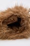 Camel Faux Fur Crossbody Women's Shoulder and Phone Bag Takaw26Oc00067 - 6