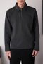 Antrasit Melanj Regular/Normal Kesim Polo Yaka Fermuarlı Kalın Sweatshirt TMNAW26SW00007 - 3