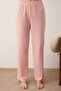 Gül Kurusu Kruvaze Büzgülü Yumuşak Tuşe Örme Pijama Takımı THMAW26PT00183 - 3