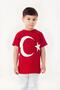 KISAKOL RED MOON STAR FLAG T-SHIRT - 3