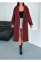 Burgundy Mabel Cashmere Coat - 6047 - 5