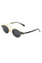 Oval Design Gold Frame Black Glass Women & Men Sunglasses Db1042/S - 4