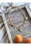 Pearl Heart Charm Detailed String Necklace