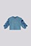 BG Store سويت شيرت أزرق للفتيات - 6