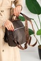 Vegan Leather Premium Product Multi-Compartment Women's Shoulder Bag Glb-2177-mq Gray - 3
