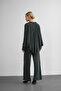 Women's Comfortable Fit Batwing Sleeve Blouse Pants Set - 3