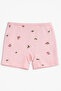 Girl's Boxer Set of 6 – Floral Patterned Cotton Comfortable Shorts 100%100 Cotton - 4