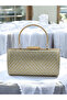 Special Design Gold and Silver Color Metal Handle Crystal Stone Evening Dress Bag Kına - 5